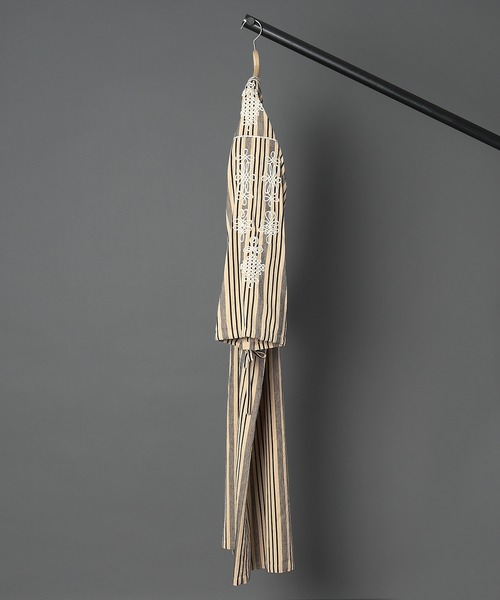 sara mallika（サラ マリカ）の「【 sara mallika/ サラマリカ 】 COTTON CORD EMB DRESS / コットンコードエンブロイダリードレス（ワンピース・レディース・ストライプ・FREE）」の4枚目の写真