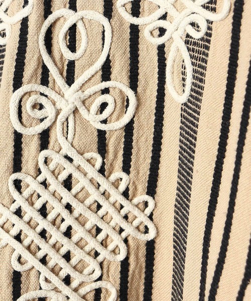 sara mallika（サラ マリカ）の「【 sara mallika/ サラマリカ 】 COTTON CORD EMB DRESS / コットンコードエンブロイダリードレス（ワンピース・レディース・ストライプ・FREE）」の10枚目の写真