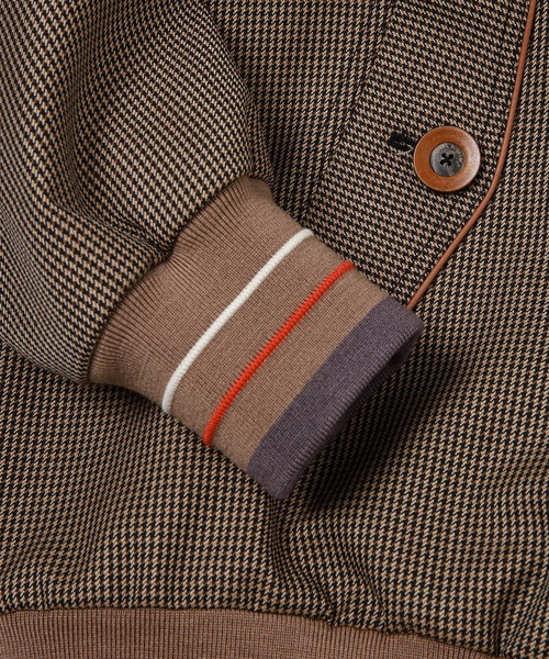 WALES BONNER（ウェールズ ボナー）の「Wisdom Zip Jacket（その他アウター・メンズ・ブラウン・48/50）」の3枚目の写真