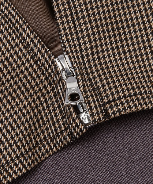 WALES BONNER（ウェールズ ボナー）の「Wisdom Zip Jacket（その他アウター・メンズ・ブラウン・48/50）」の4枚目の写真