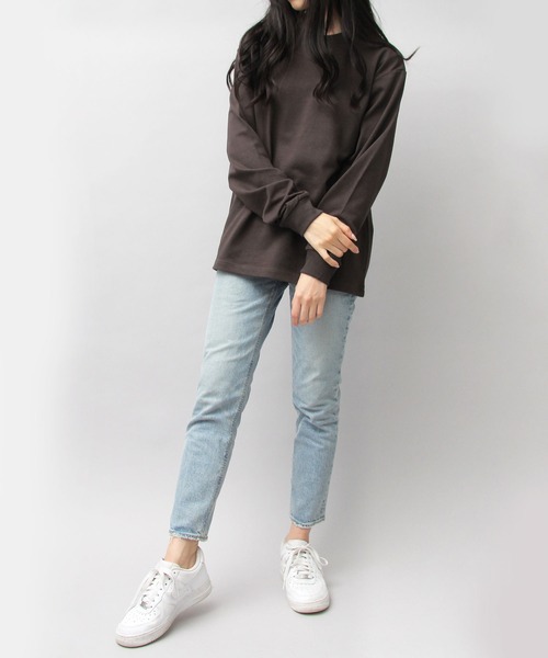 United Athle(ユナイテッドアスレ)の「8.8オンス オーガニックコットン ロングスリーブTシャツ(Tシャツ/カットソー・メンズ・ブラック/オフホワイト/ブルー・M/L/XL)」の4枚目の写真