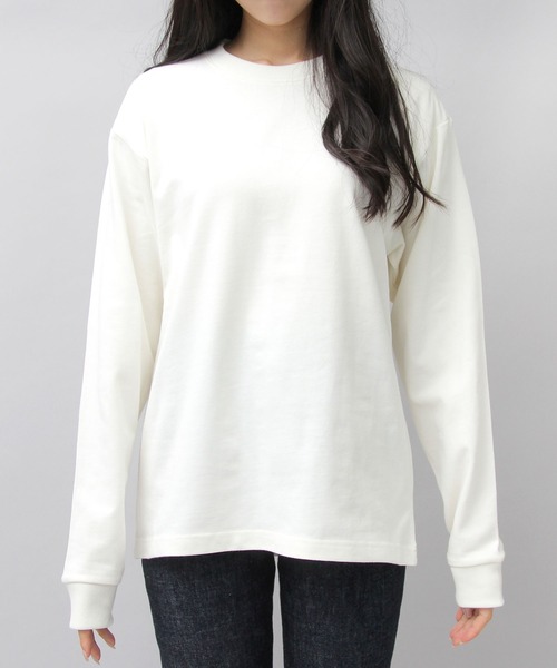 United Athle(ユナイテッドアスレ)の「8.8オンス オーガニックコットン ロングスリーブTシャツ(Tシャツ/カットソー・メンズ・ブラック/オフホワイト/ブルー・M/L/XL)」の13枚目の写真