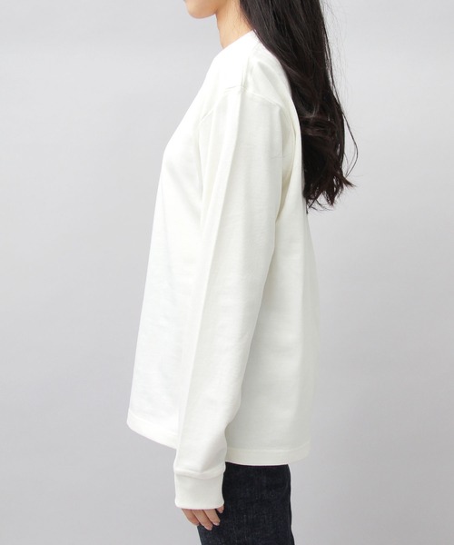 United Athle(ユナイテッドアスレ)の「8.8オンス オーガニックコットン ロングスリーブTシャツ(Tシャツ/カットソー・メンズ・ブラック/オフホワイト/ブルー・M/L/XL)」の14枚目の写真