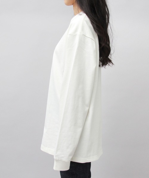 United Athle(ユナイテッドアスレ)の「8.8オンス オーガニックコットン ロングスリーブTシャツ(Tシャツ/カットソー・メンズ・ブラック/オフホワイト/ブルー・M/L/XL)」の16枚目の写真