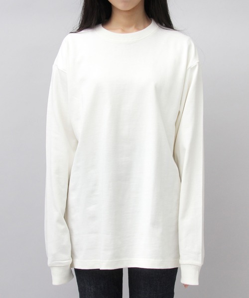 United Athle(ユナイテッドアスレ)の「8.8オンス オーガニックコットン ロングスリーブTシャツ(Tシャツ/カットソー・メンズ・ブラック/オフホワイト/ブルー・M/L/XL)」の15枚目の写真