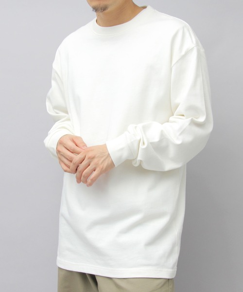 United Athle(ユナイテッドアスレ)の「8.8オンス オーガニックコットン ロングスリーブTシャツ(Tシャツ/カットソー・メンズ・ブラック/オフホワイト/ブルー・M/L/XL)」の19枚目の写真
