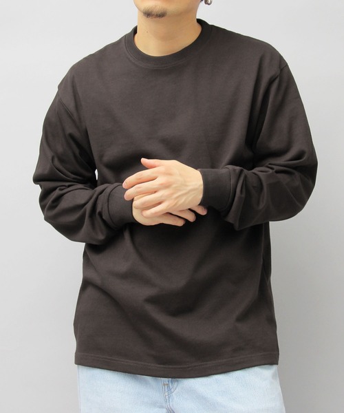 United Athle(ユナイテッドアスレ)の「8.8オンス オーガニックコットン ロングスリーブTシャツ(Tシャツ/カットソー・メンズ・ブラック/オフホワイト/ブルー・M/L/XL)」の20枚目の写真