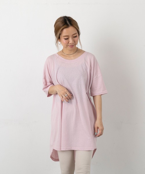 PICHI（ピイチ）の「半袖スラブロングTee（Tシャツ/カットソー）」 - WEAR
