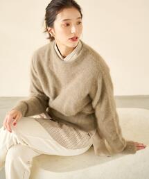 green label relaxing | 【矢野未希子さん着用】ヘアリー コンパクト プルオーバー ニット(ニット/セーター)