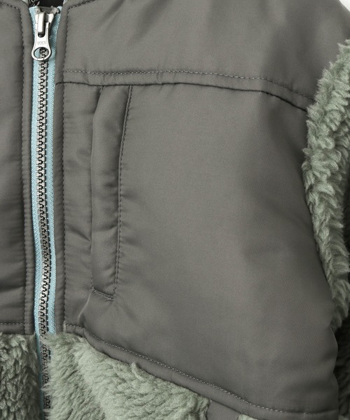 MAKE YOUR DAY（メイクユアデイ）の「ボア切替ブルゾン■80～140cm（ダウンジャケット/コート・キッズ・ミント/ベージュ/ブラック・90/100/110/130/140/120/80）」の21枚目の写真