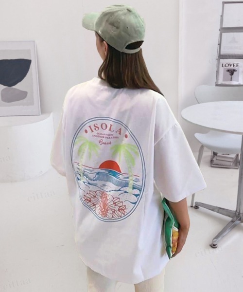 22 S S 春夏 韓国ファッション Tシャツ半袖レディース Isoraプリントtシャツ Tシャツ カットソー Dalfwin ダールフィン の ファッション通販 Zozotown