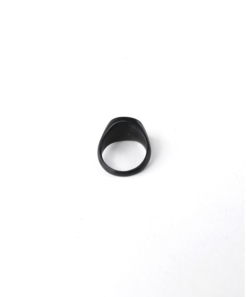 minsobi（ミンソビ）の「マット丸リング（リング・メンズ・ブラック/Silver・S/M/L）」の14枚目の写真