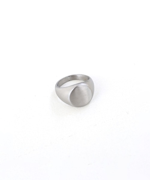minsobi（ミンソビ）の「マット丸リング（リング・メンズ・ブラック/Silver・S/M/L）」の11枚目の写真