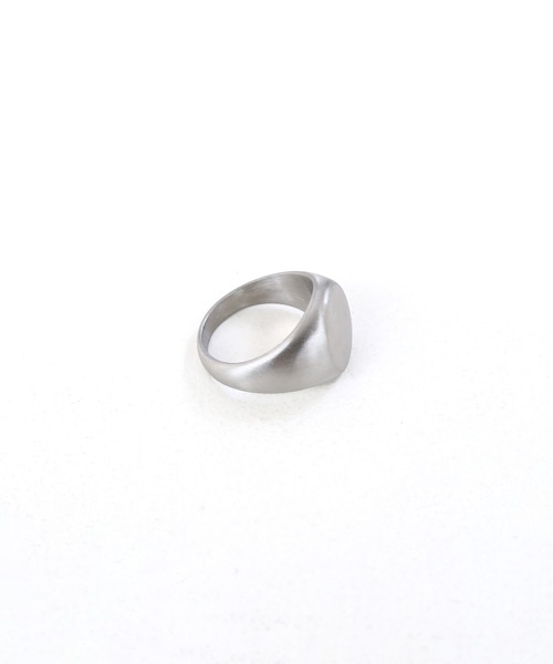 minsobi（ミンソビ）の「マット丸リング（リング・メンズ・ブラック/Silver・S/M/L）」の8枚目の写真
