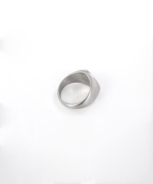 minsobi（ミンソビ）の「マット丸リング（リング・メンズ・ブラック/Silver・S/M/L）」の10枚目の写真