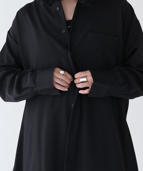 minsobi（ミンソビ）の「マット丸リング（リング・メンズ・ブラック/Silver・S/M/L）」の17枚目の写真