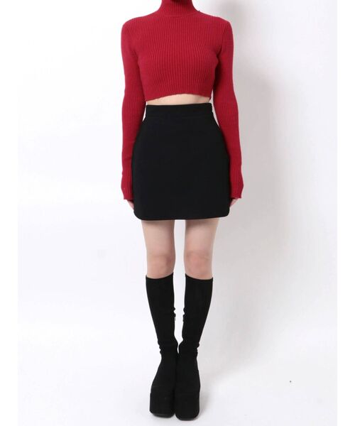 EMODA♥トップス×ニットOPセット売り セール】カラーオフショルダーストラップニット（ニット