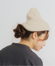 and it_（アンドイット）の「リブ編みニット帽（ニットキャップ/ビーニー）」