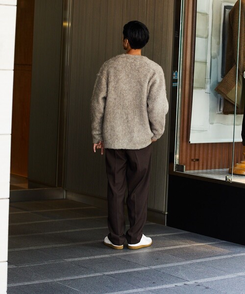 FREAK'S STORE（フリークスストア）の「FREAK'S STORE/フリークスストア シャギーニット カーディガン（カーディガン/ボレロ・メンズ・ネイビー/ベージュ/マスタード/ブラウン/モスグリーン・SMALL/LARGE/MEDIUM）」の21枚目の写真