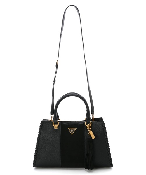 Guess（ゲス）の「KAOMA Satchel（ハンドバッグ・レディース・ブラック/ブラウン/ストーン・ONE SIZE）」の15枚目の写真