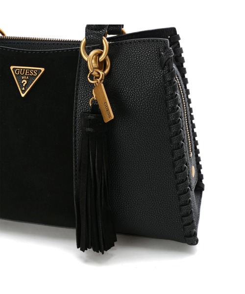 Guess（ゲス）の「KAOMA Satchel（ハンドバッグ・レディース・ブラック/ブラウン/ストーン・ONE SIZE）」の4枚目の写真