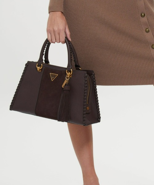 Guess（ゲス）の「KAOMA Satchel（ハンドバッグ・レディース・ブラック/ブラウン/ストーン・ONE SIZE）」の20枚目の写真