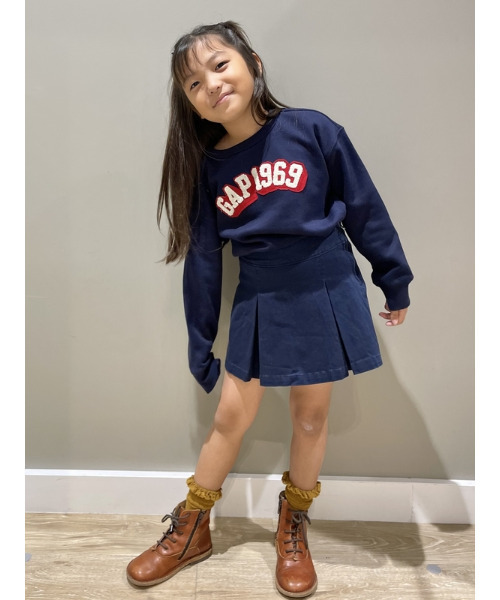 GAP(ギャップ)の「ユニフォーム スカート (キッズ)(スカート・キッズ・インディゴブルー/ベージュ・6/8/10/12/16/14)」の5枚目の写真