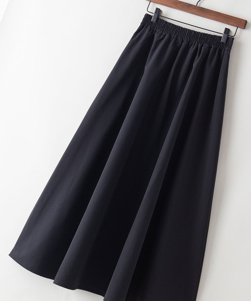 OUTDOOR PRODUCTS APPAREL(アウトドアプロダクツアパレル)の「リップストップフレアスカート(スカート・レディース・ブラック/カーキ/ベージュ・MEDIUM)」の2枚目の写真