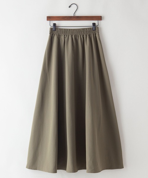 OUTDOOR PRODUCTS APPAREL(アウトドアプロダクツアパレル)の「リップストップフレアスカート(スカート・レディース・ブラック/カーキ/ベージュ・MEDIUM)」の5枚目の写真
