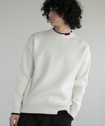 レイヤードスタイル　ニットセーター