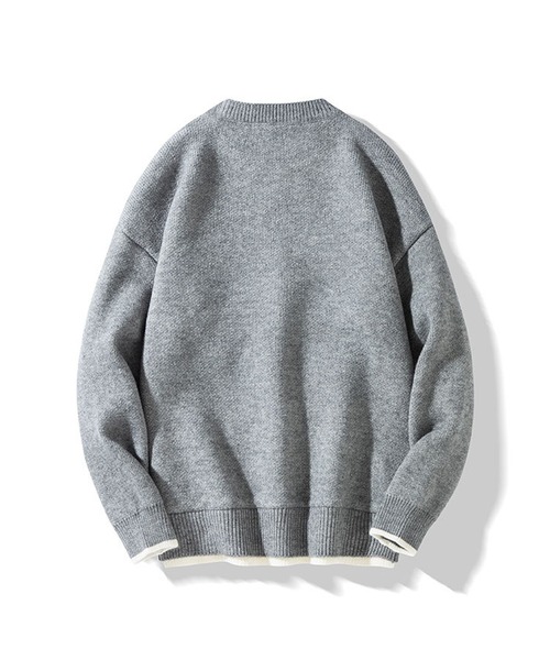 aimoha（アイモハ）の「レイヤードスタイル ニットセーター（ニット