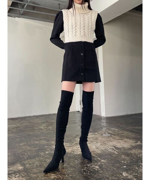 EMODA（エモダ）の「ポインテッドロングブーツ（ブーツ）」 - WEAR