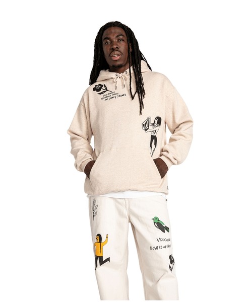 VOLCOM(ボルコム)の「【VOLCOM】FA BOB MOLLEMA PO(パーカー・メンズ・ホワイト系・LARGE/X-SMALL/X-LARGE/SMALL/MEDIUM)」の9枚目の写真