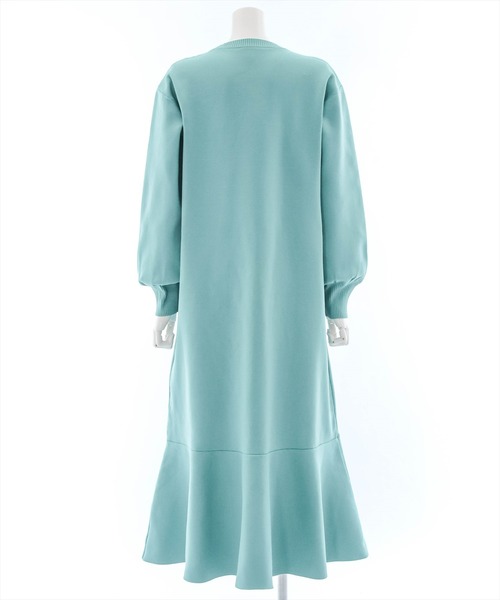 clear（クリア）の「ボトムフレアロングニットワンピース ≪2022AW新作≫（ワンピース・レディース・グリーン系その他/アイボリー/ブラック・F）」の7枚目の写真