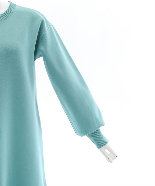 clear（クリア）の「ボトムフレアロングニットワンピース ≪2022AW新作≫（ワンピース・レディース・グリーン系その他/アイボリー/ブラック・F）」の8枚目の写真