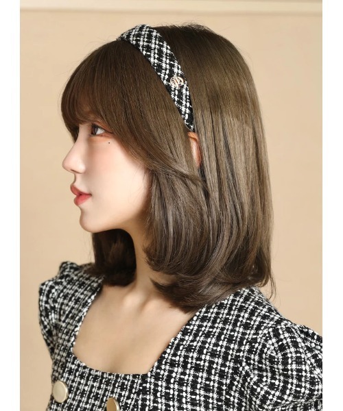 Dモチーフツイードカチューシャ（カチューシャ）｜Darich（ダーリッチ