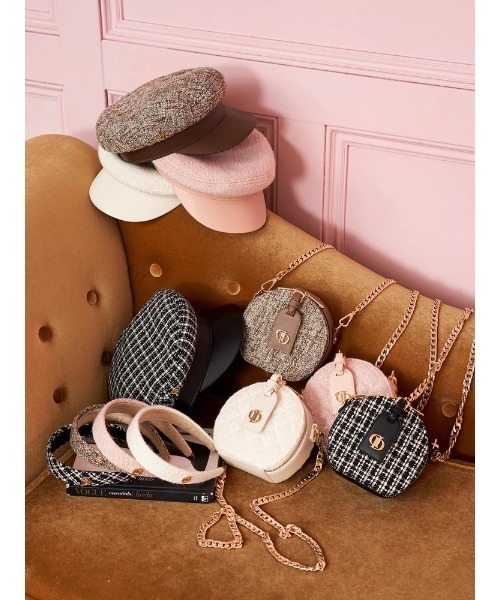 Dモチーフツイードカチューシャ（カチューシャ）｜Darich（ダーリッチ