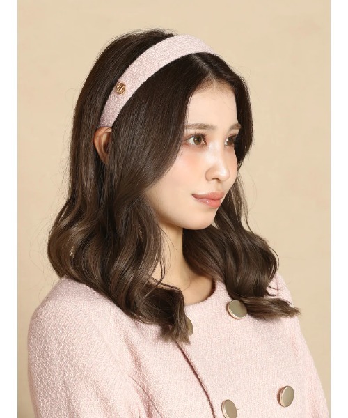 Dモチーフツイードカチューシャ（カチューシャ）｜Darich（ダーリッチ