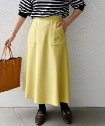 SHIPS any: ジャージメルトン サーキュラー スカート2◇