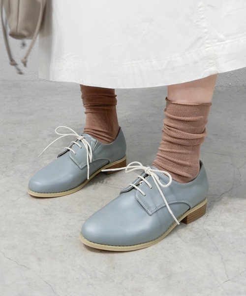 minia(ミニア)の「カラークルーソックス(ソックス/靴下・レディース・ブラック/グレー/ホワイト/コーラルピンク/ベージュ/ミント/ブルー/パープル/オレンジ/ライム・FREE)」の5枚目の写真