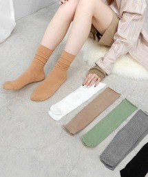 minia（ミニア）の「カラークルーソックス（ソックス/靴下）」