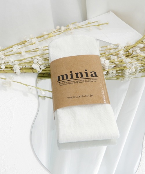 minia(ミニア)の「カラークルーソックス(ソックス/靴下・レディース・ブラック/グレー/ホワイト/コーラルピンク/ベージュ/ミント/ブルー/パープル/オレンジ/ライム・FREE)」の13枚目の写真