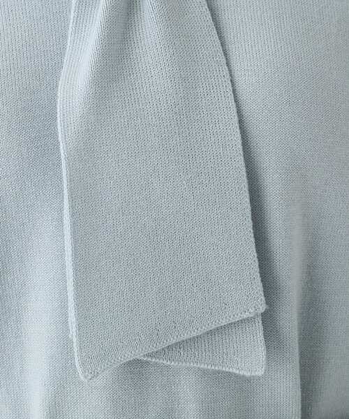 index（インデックス）の「◆ラメアソート ボウタイニット（ニット/セーター・レディース・ライトブルー/ブラック/ホワイト系8/グレー系4/マスタード/ピンク・36/38/40/42）」の21枚目の写真