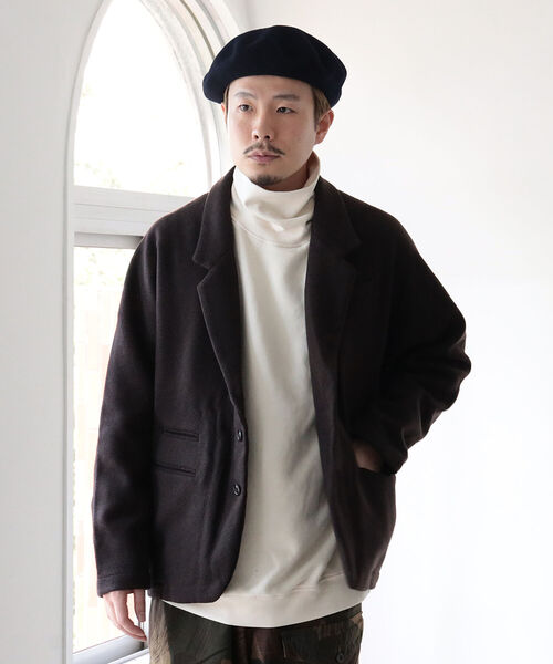 MONITALY（モニタリー）の「Monitaly / ドルマンジャケット（その他アウター・メンズ・ブラウン・40）」の11枚目の写真