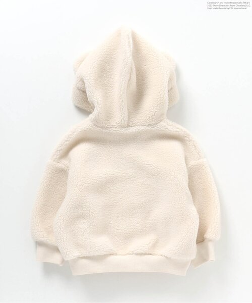 apres les cours（アプレレクール）の「WEB限定 ケアベア ボア刺繍ハーフジップパーカー（パーカー・キッズ・ピンク/アイボリー・130/110/90/100/80/120）」の11枚目の写真