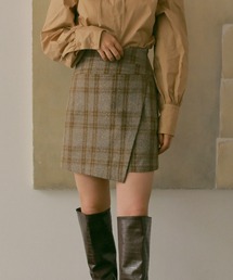 N WITH. | ラップチェックミニスカート(スカート)