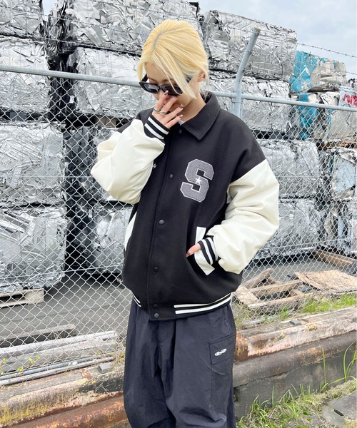 sedacle（セダクル）の「サガラワッペン付きスタジャン（スタジャン