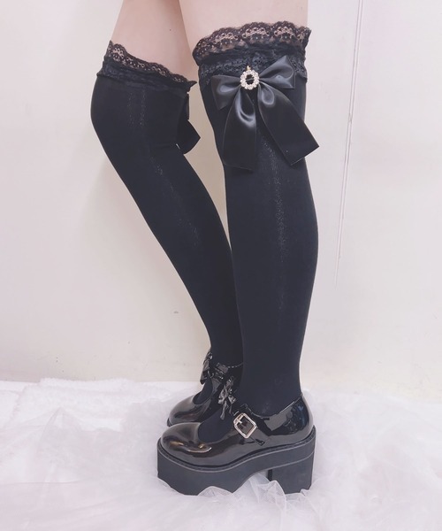 未使用！ MARS マーズ ハートチャーム付き リボンレースニーハイソックス 2025年最新】MA＊RS レディース ソックスの人気アイテム - メルカリ