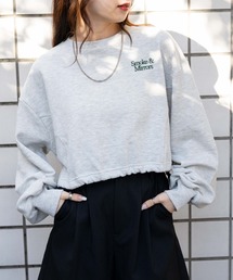WEGO | WEGO/サイドドロストショートスウェット(スウェット)