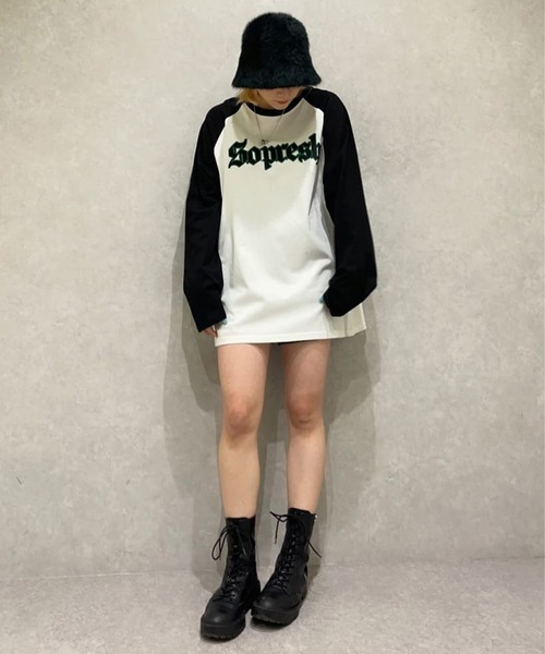 SPINNS(スピンズ)の「アンゴラバケットハット(ハット・レディース・ベージュ/ホワイト/ブラック・ONESIZE)」の13枚目の写真